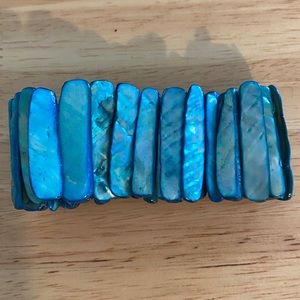 Turquoise Beaded Bracelet Stretchy